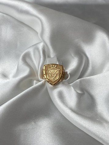 Перстень за індивідуальним дизайном (у позолоті) _перстень у позолоті_ фото